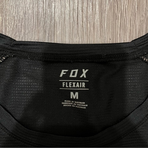 Fox Racing Men’s Flexair Fine Line LS Mountain Bike Jersey - Black Medium - Picture 4 of 5